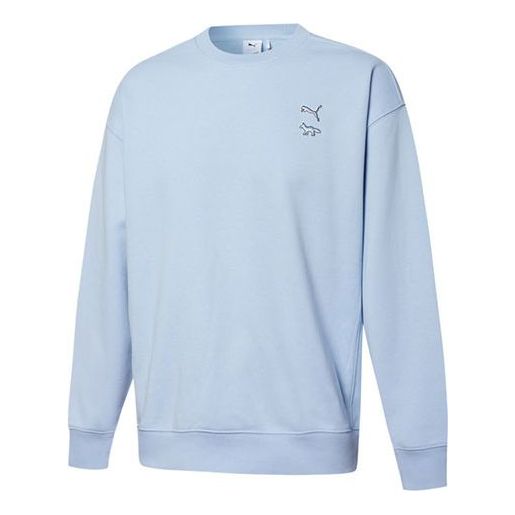 

Толстовка PUMA x Maison Kitsune Unisex Round-neck Sweatshirt Blue 532324-92