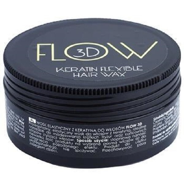 

Stapiz, Flow 3D Keratin Flexible Hair Wax, гибкий воск для волос с кератином, 100 г