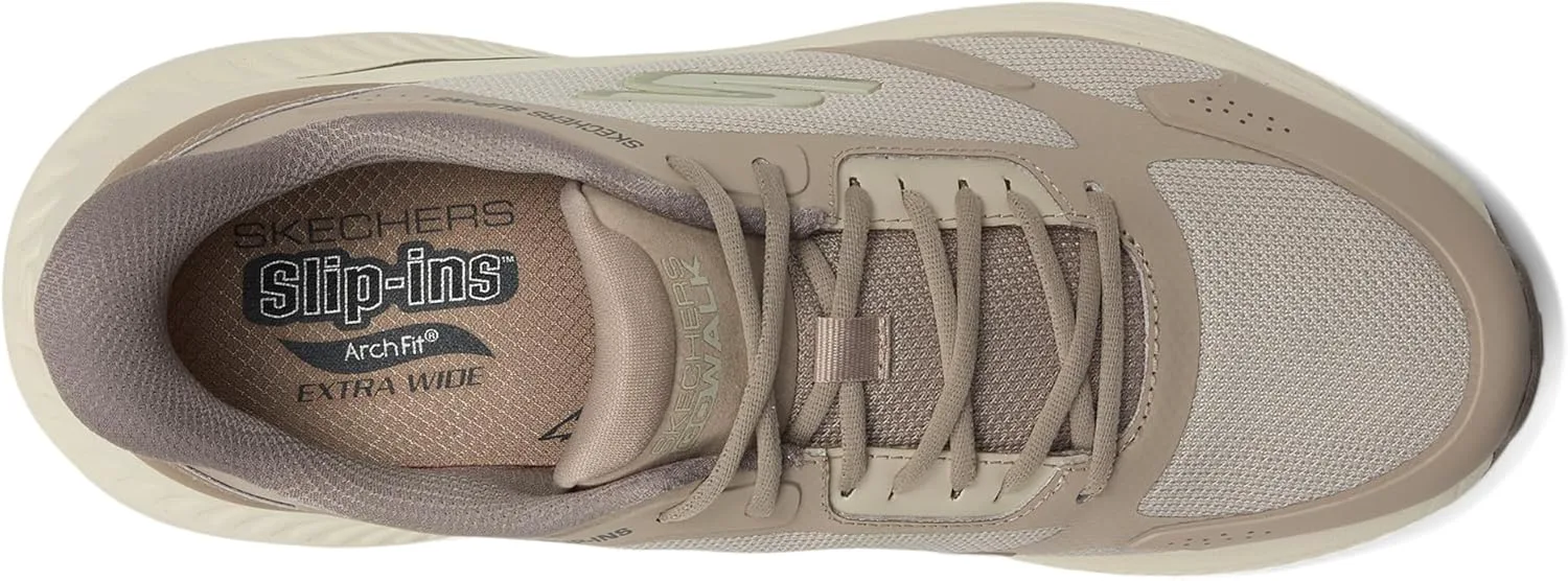 Мужские кроссовки Skechers Go Walk Max с амортизацией и поддержкой свода стопы, без шнурков — фото 2