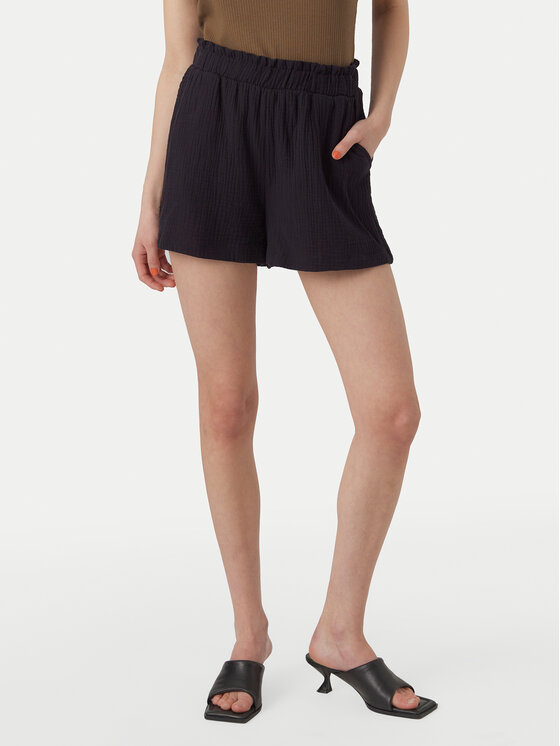 

Тканевые шорты мешковатые Natali 10279687 Vero Moda, черный