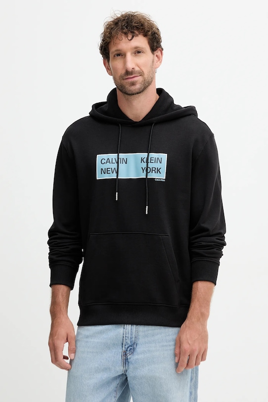 

Хлопковая толстовка Calvin Klein Jeans, черный