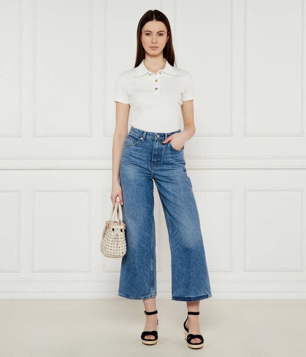 Рубашка поло Slim fit Tommy Hilfiger, экрю — фото 2