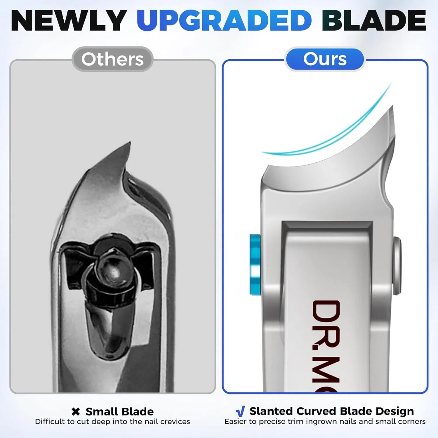 Кусачки для ногтей DRMODE с широким раскрытием Drmode — фото 2
