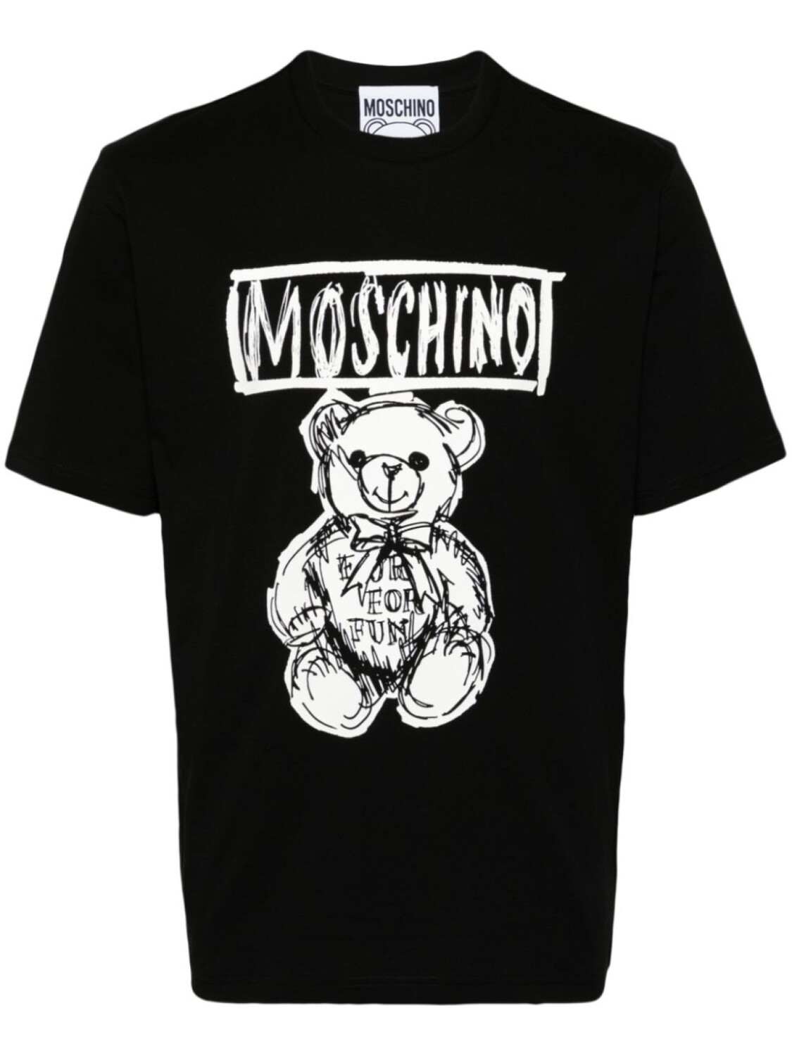 

Moschino футболка Teddy Bear, черный