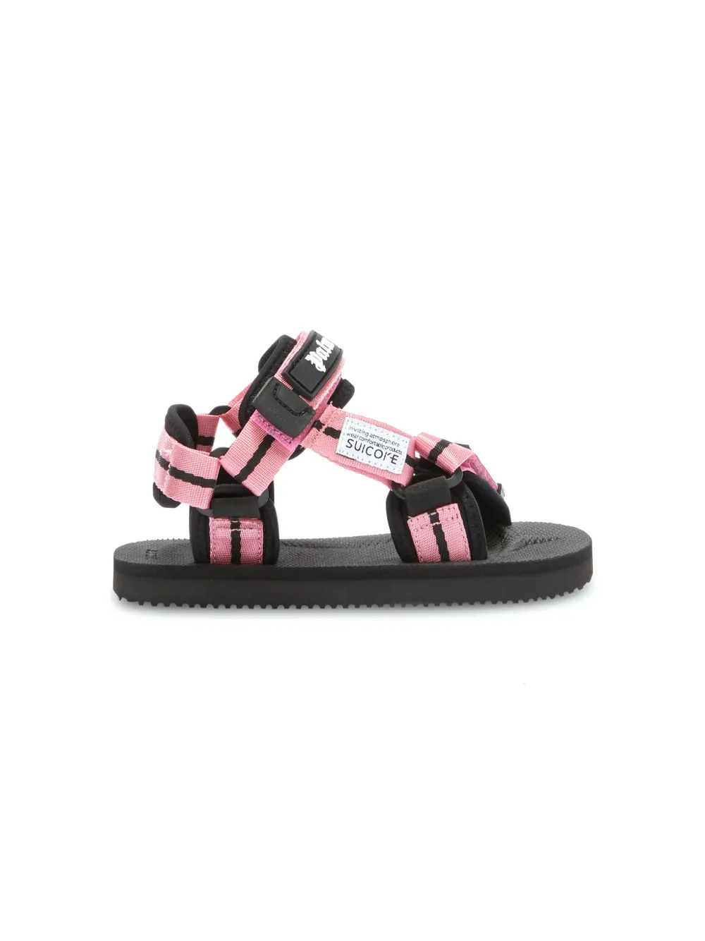 Сандалии с логотипом из коллаборации с Suicok Suicoke x Palm Angels Kids, розовый — фото 2