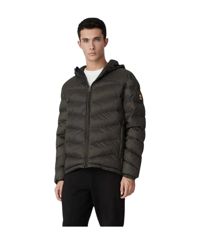 

Черная стеганая пуховая куртка с V-образным вырезом Ciesse Piumini, черный