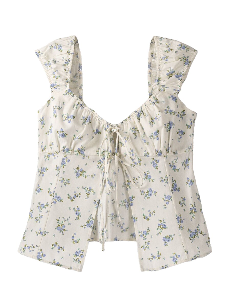 

Блуза Bershka Blouse, белый