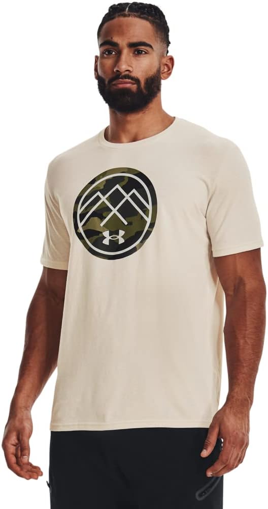 

Мужская футболка Under Armour Mountain Peaks с коротким рукавом, (110) Summit White/Marine Od Green, Белый, Мужская футболка Under Armour Mountain Peaks с коротким рукавом, (110) Summit White/Marine Od Green