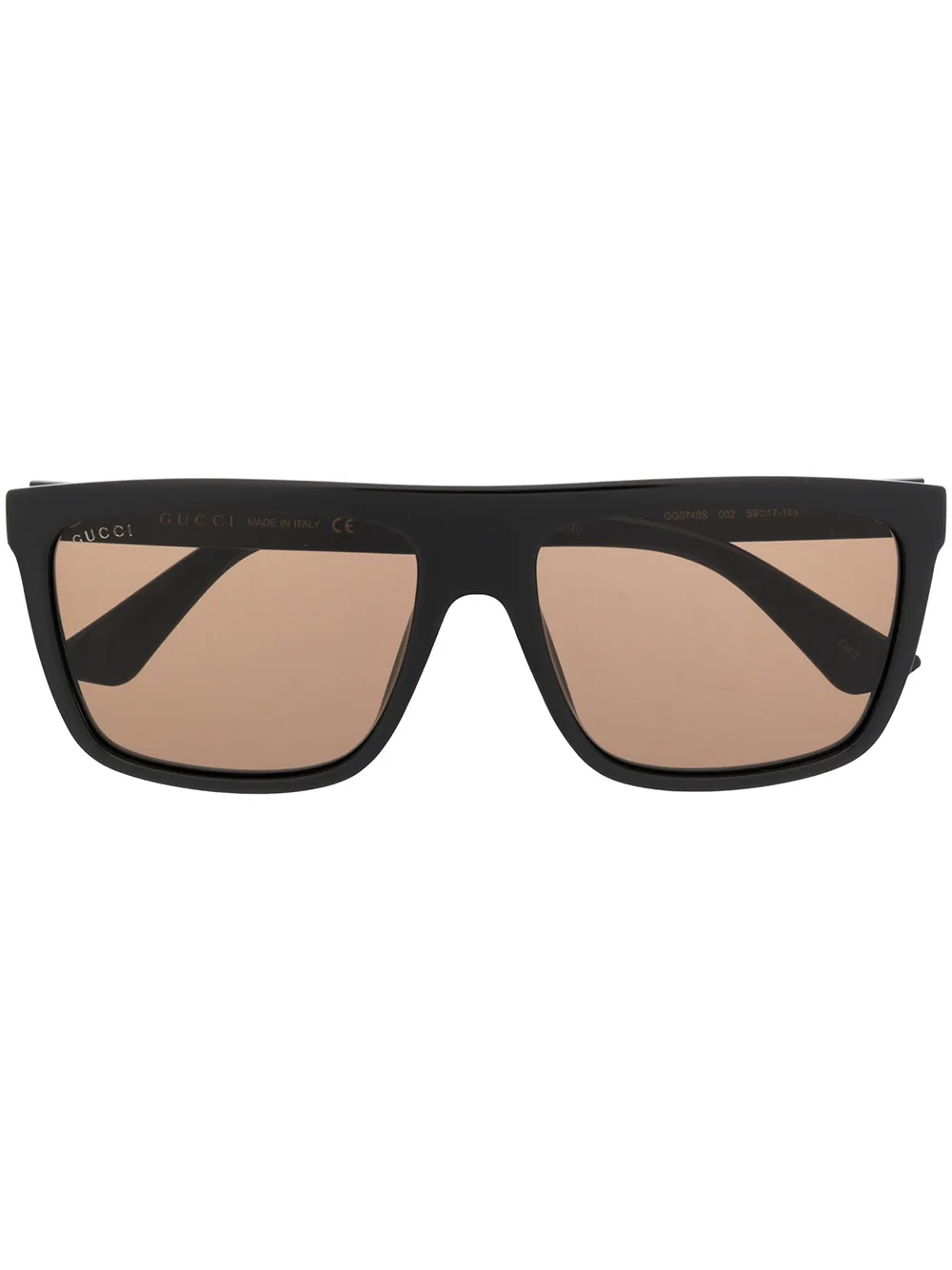 

Солнцезащитные очки с логотипом Gucci, черный