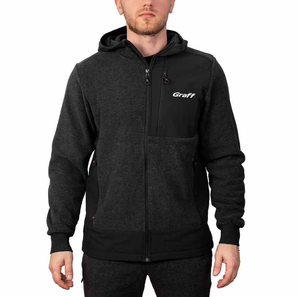 

Толстовка Graff Outdoor 233PBL2 full zip, черный