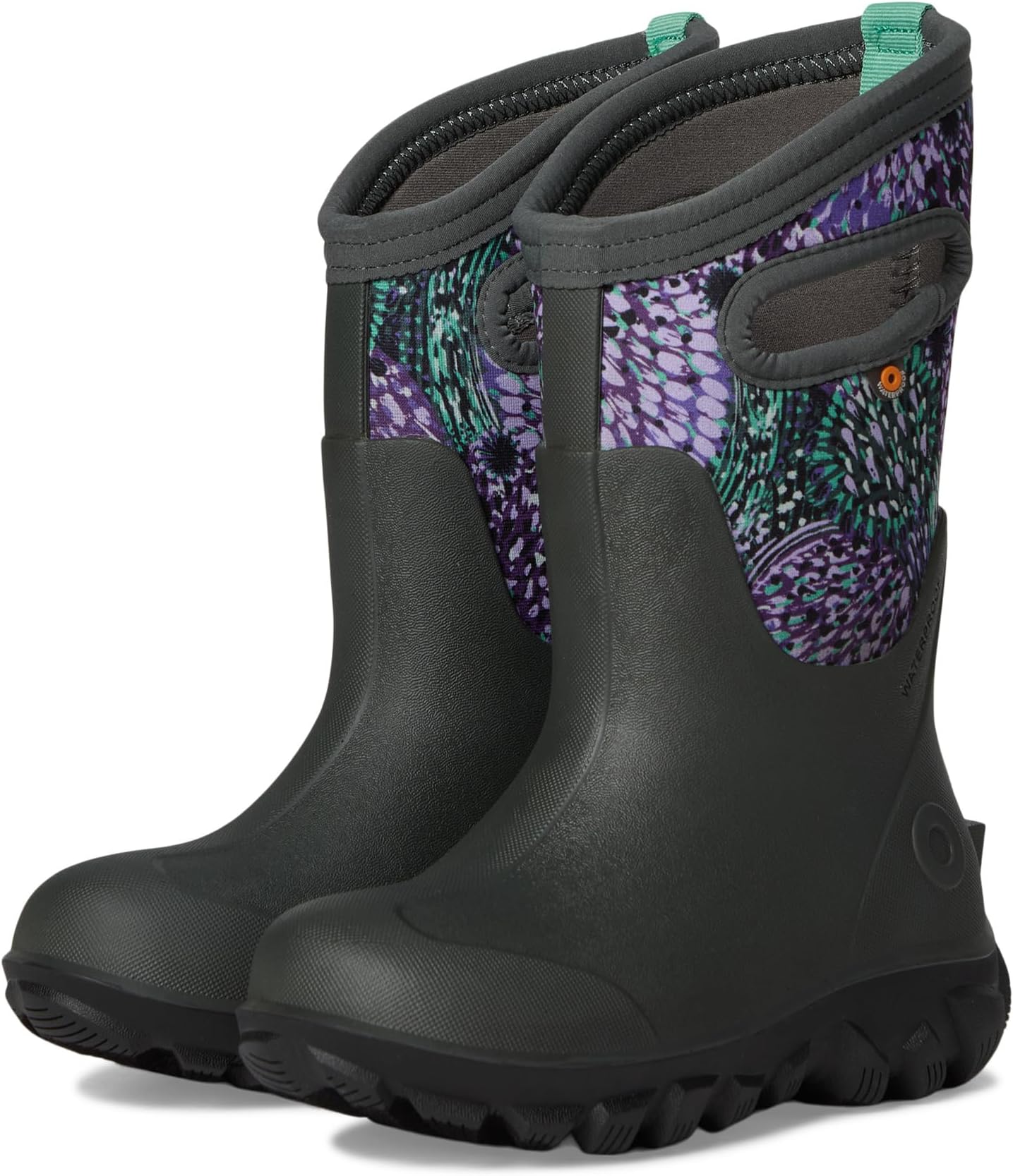 

Ботинки Bogs Kids Classic Seamless Dandelion, цвет Dark Gray Multi