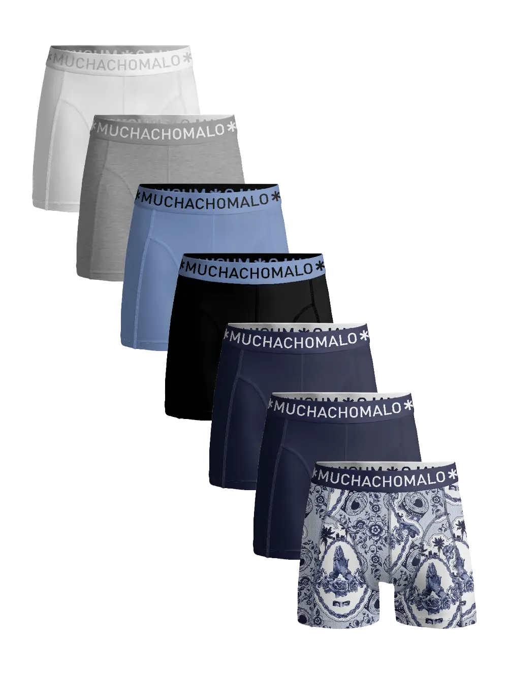 

Боксеры 7 шт трусы Muchachomalo, мультиколор