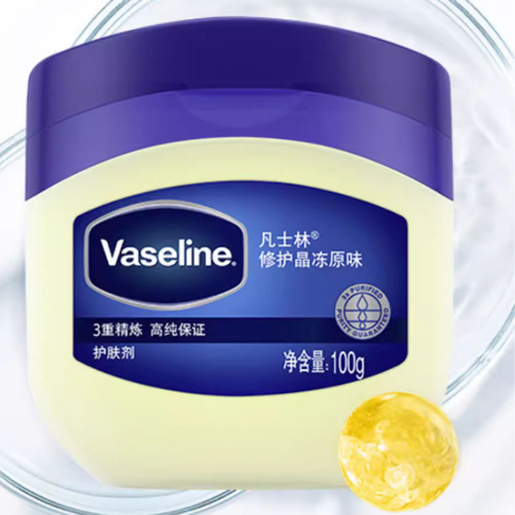 Ремонтирующий лосьон для тела Repairing Crystal Jelly Original Flavor с увлажнением и долгим ароматом Vaseline, 50g*3 — фото 3
