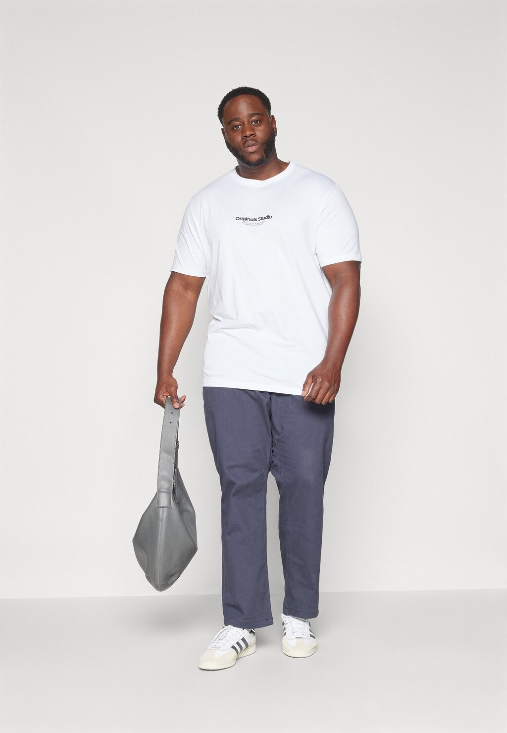 

Чино JPSTMARCO JJDAVE WITH BELT Jack & Jones, темно-синий
