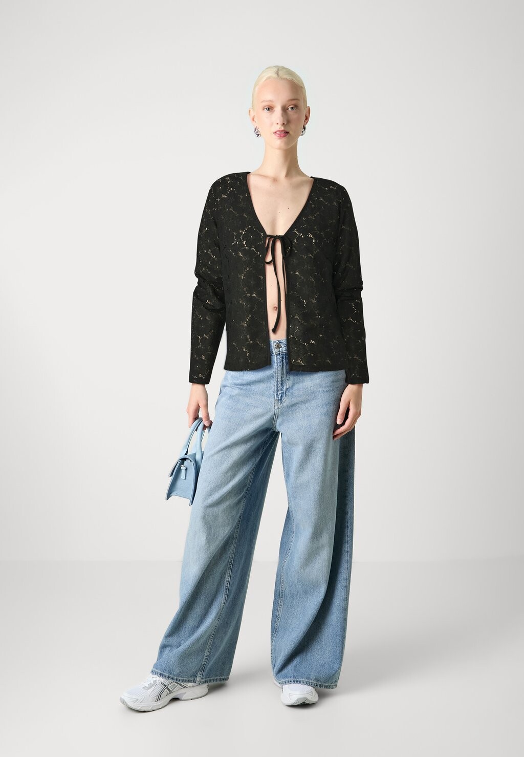 

Кардиган PCRANESSA TIE CARDIGAN Pieces, черный