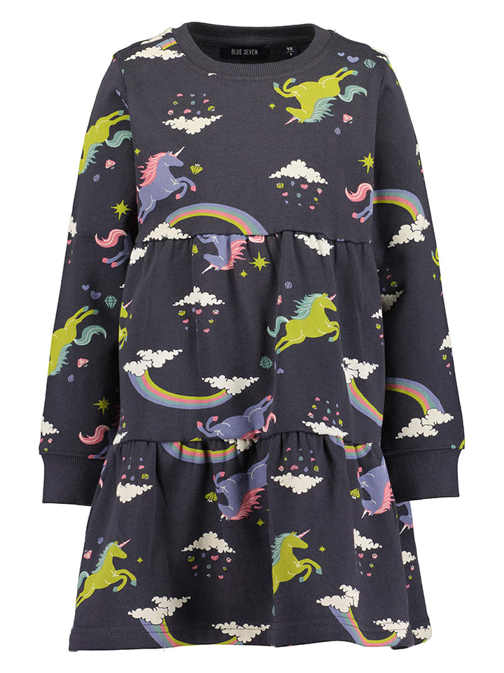 

Blue Seven Платье-толстовка цвета антрацита