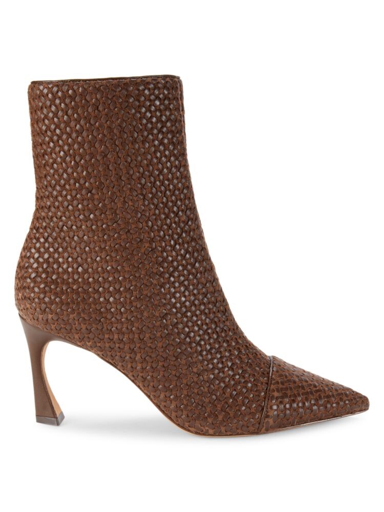 

Ботильоны Myra из плетеной кожи на каблуке Alexandre Birman, коричневый
