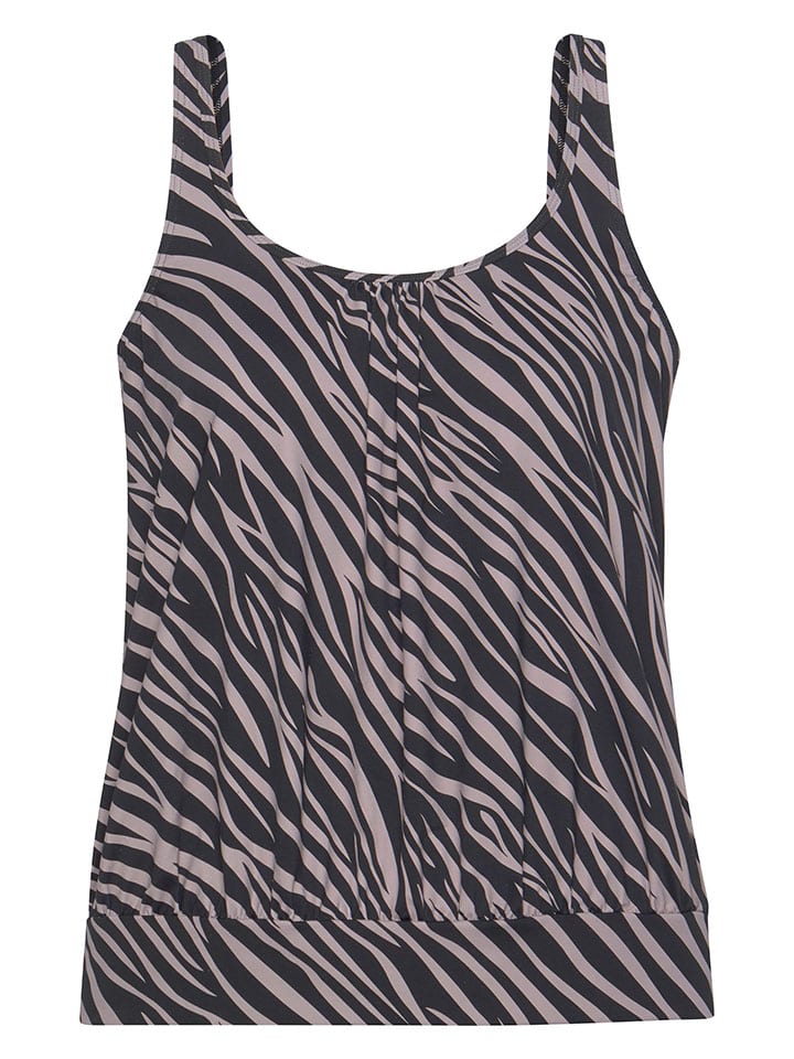 

Верх бикини LASCANA, черный/серый