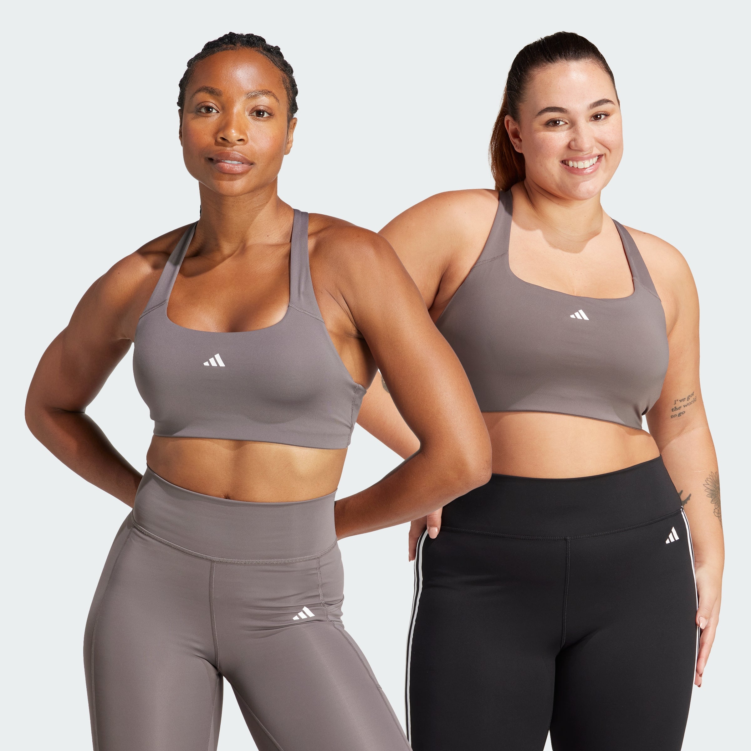 

Женский бюстгальтер Adidas Powerimpact Training Medium-Support, цвет charcoal