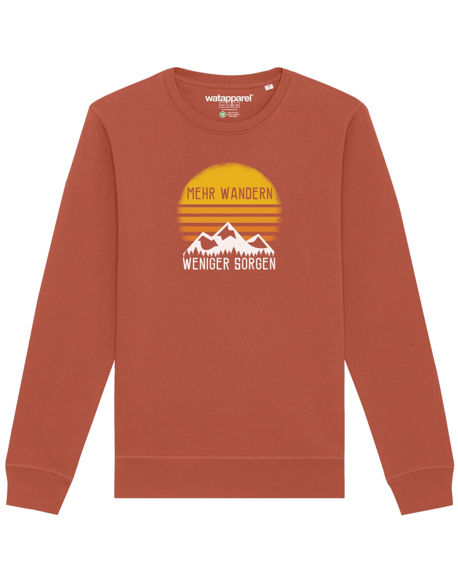 

Свитер Watapparel Sweatshirt Mehr Wandern, светло-коричневый