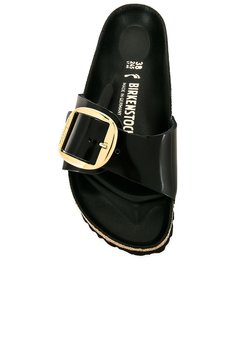 Сандалии BIRKENSTOCK Madrid High Shine Big Buckle, цвет High Shine Black — фото 4