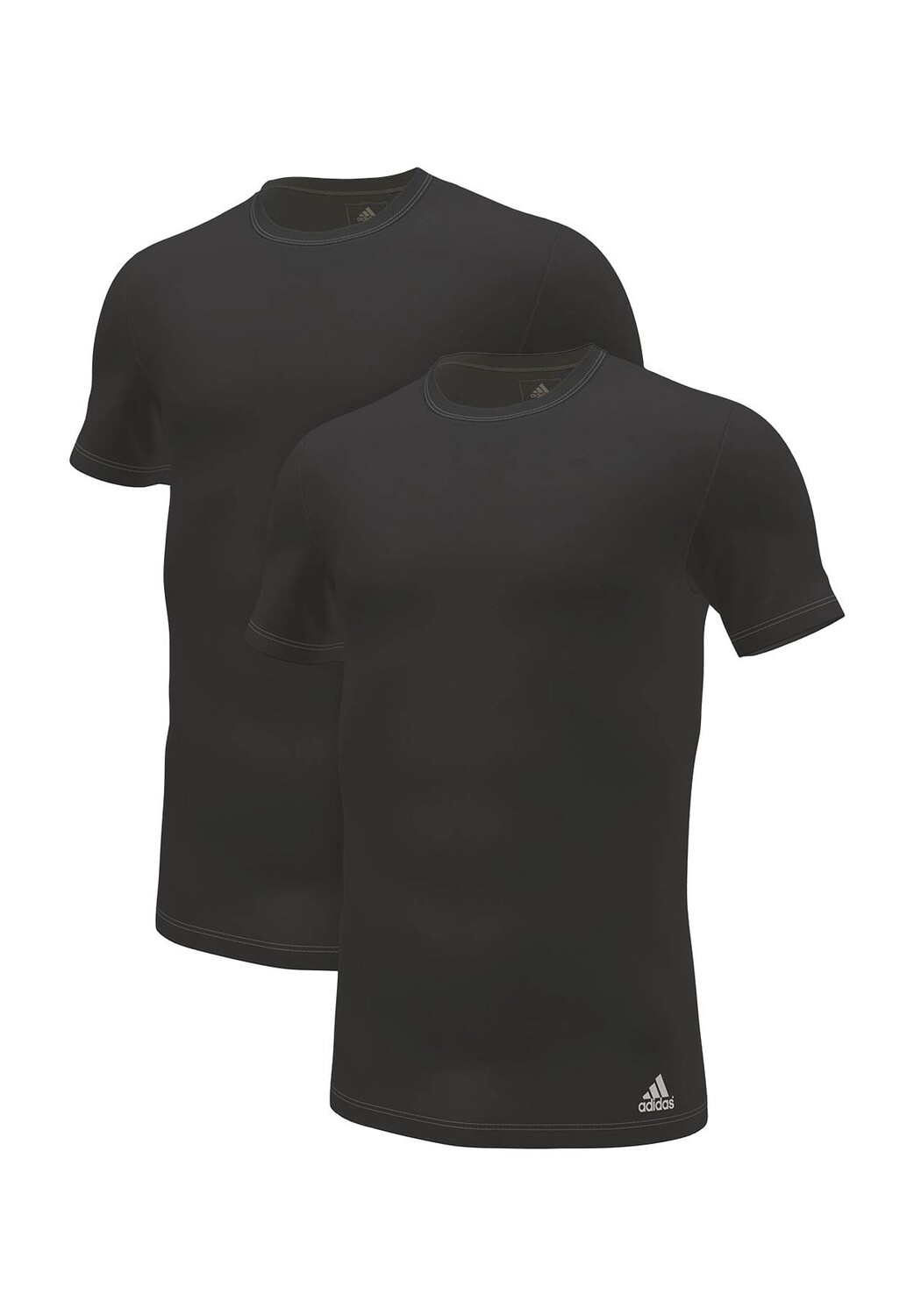 

Рубашка Active Flex Cotton 3, упаковка из 2 шт., тянется в четырех направлениях, мужская adidas, черный