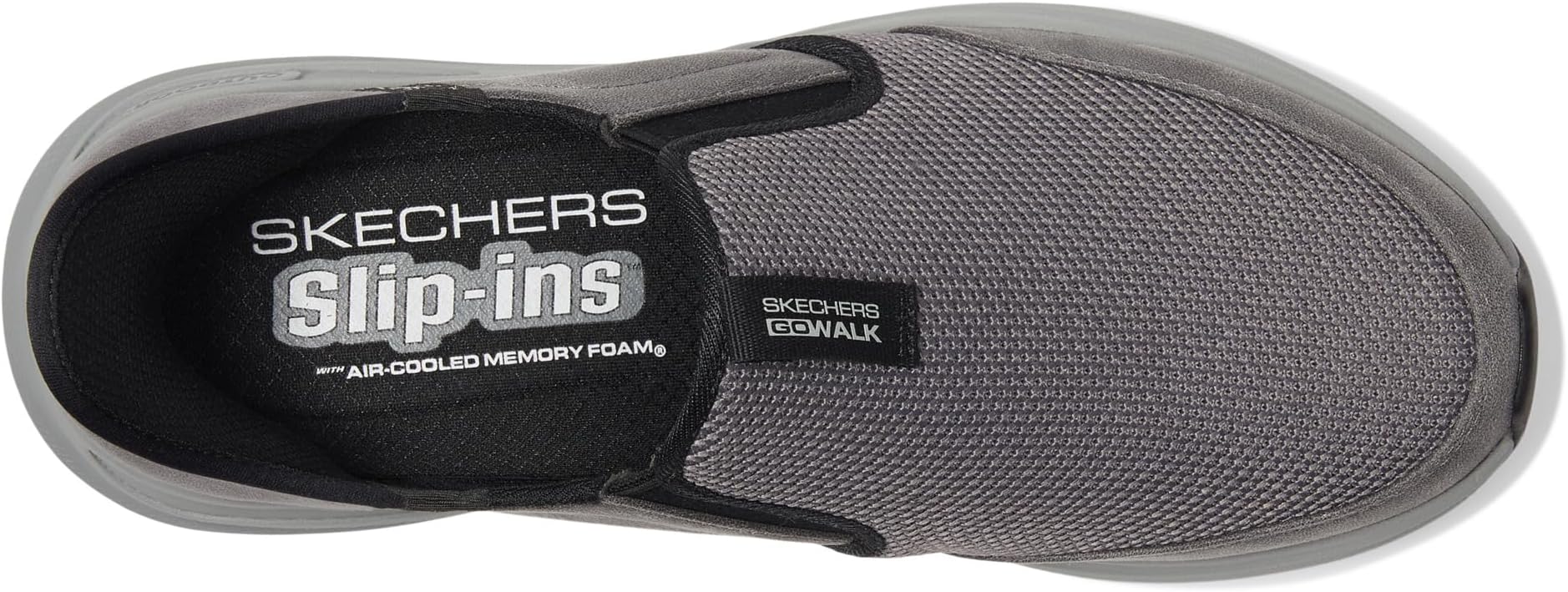 Кроссовки SKECHERS Performance Go Walk Outdoor Hands Free Slip-Ins, Charcoal — фото 2