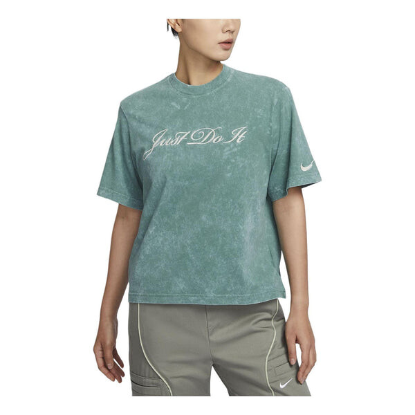 

Футболка sportswear t-shirt asia sizing 'washed teal' Nike, мультиколор