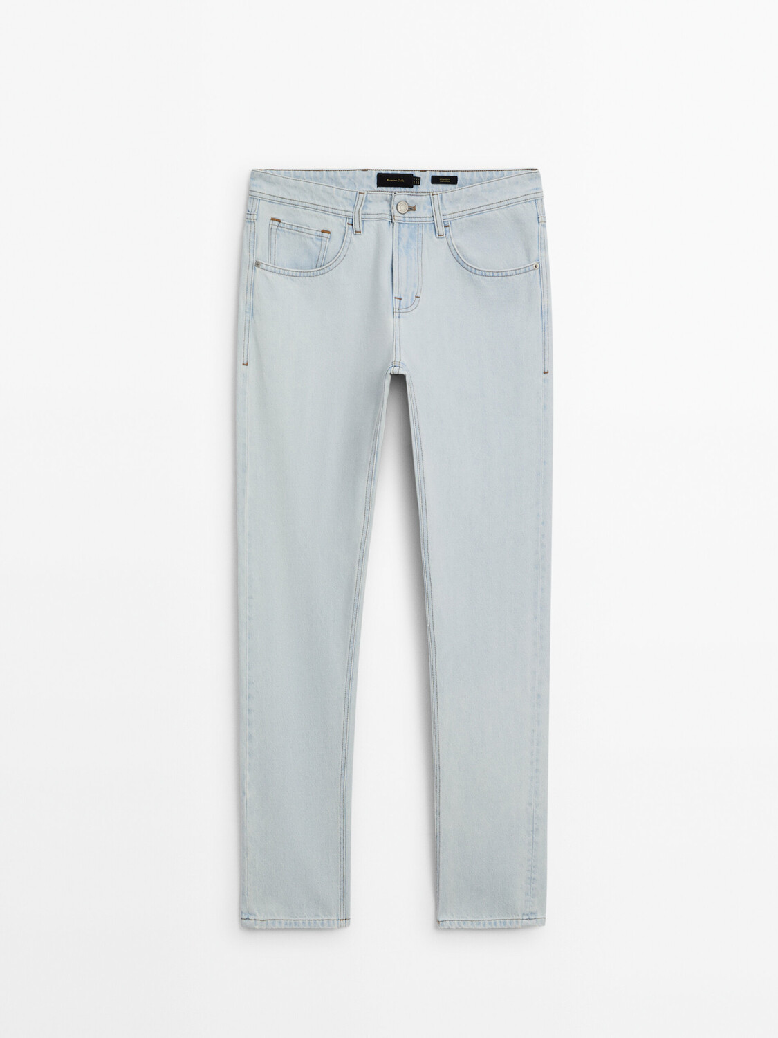 

Джинсы свободного кроя с отбеленным эффектом Massimo Dutti, индиго, Голубой, Джинсы свободного кроя с отбеленным эффектом Massimo Dutti, индиго