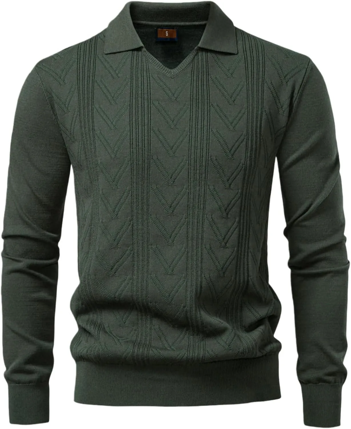 

Мужской джемпер с V-образным вырезом FOLKFOLD