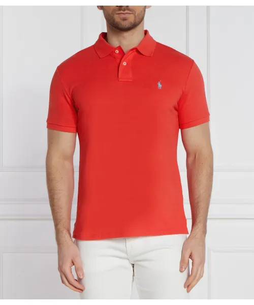 

Футболка поло Slim fit Polo Ralph Lauren, красный