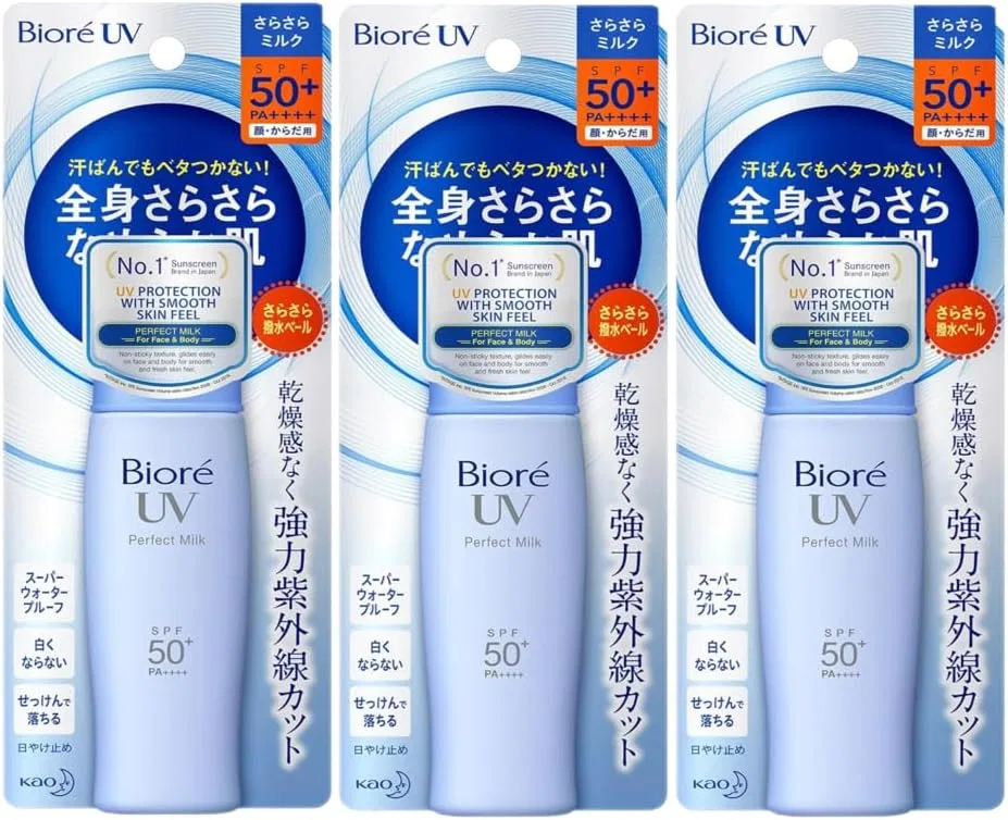 Солнцезащитное молочко Biore UV Smooth Perfect Milk SPF50+ 40 мл
