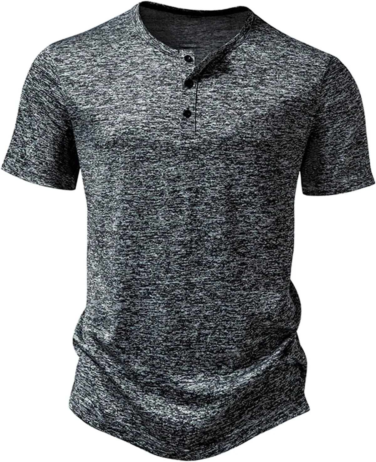 

Мужская футболка Henley Casual Slim Fit QUNPIU