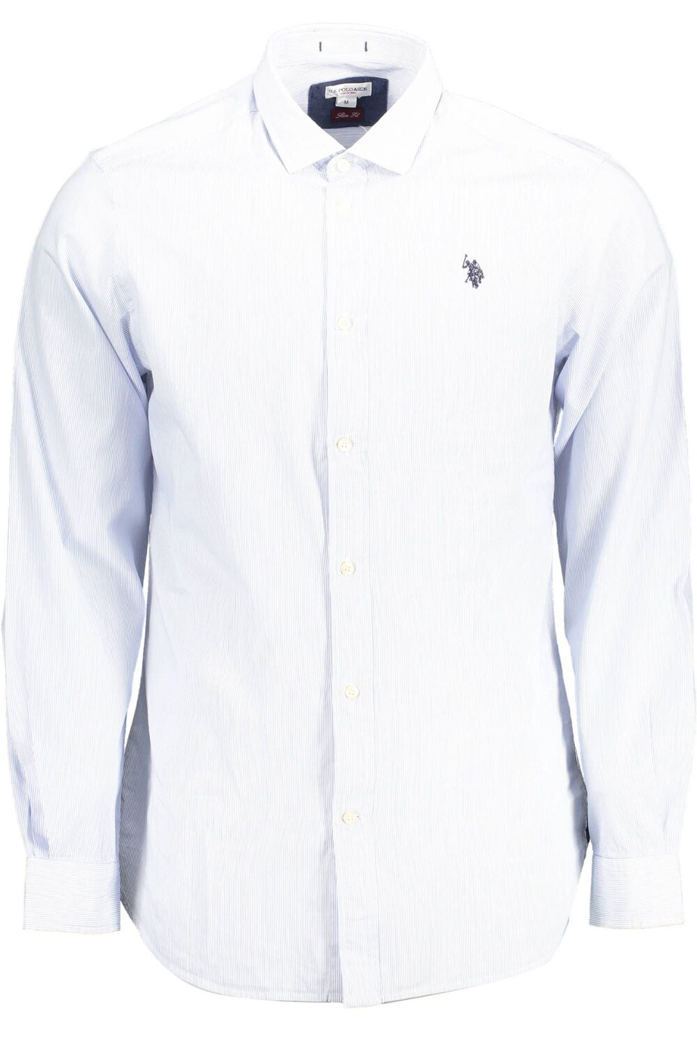 

США ПОЛО ASSN. Мужская рубашка Slim Fit с французским воротником и вышивкой U.S. Polo Assn., цвет Light Blue