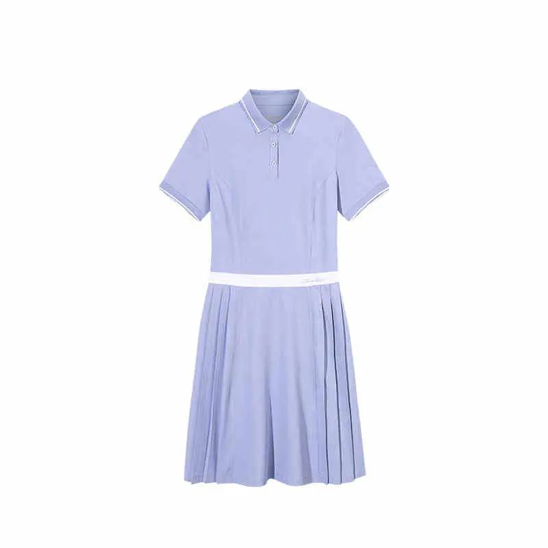 

ANTA Женское платье с коротким рукавом из коллекции Variety Training цвета twilight ice blue