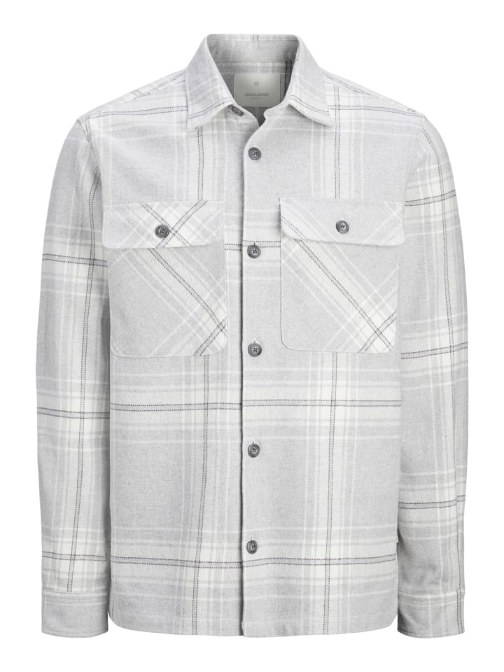 

Рубашка Jack & Jones, серый меланж