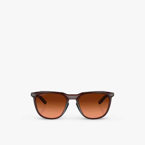 

OO9286 Солнцезащитные очки Thurso в круглой оправе из ацетата ацетата Oakley, коричневый