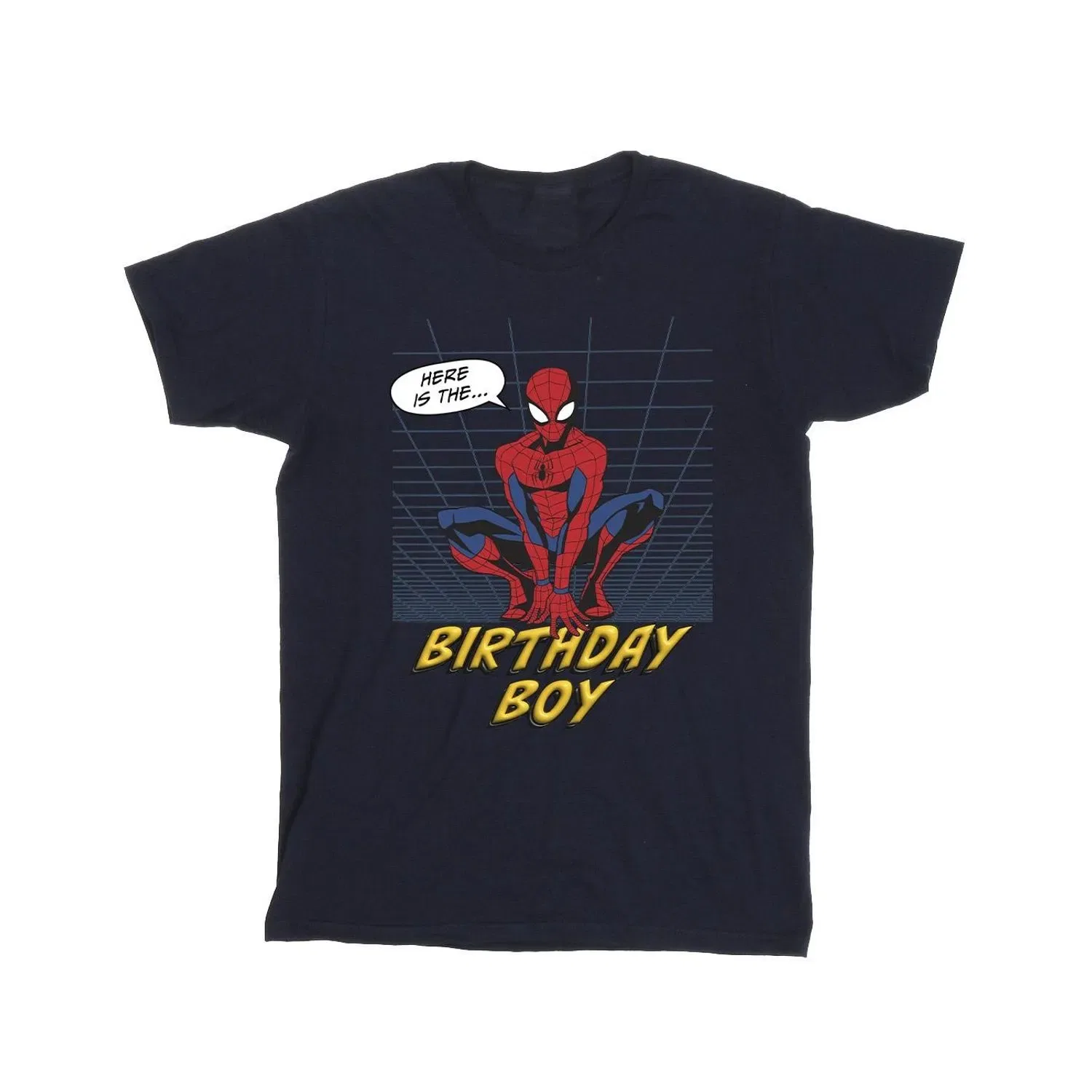 Футболка Marvel Spider-Man Birthday Boy, темно-синий