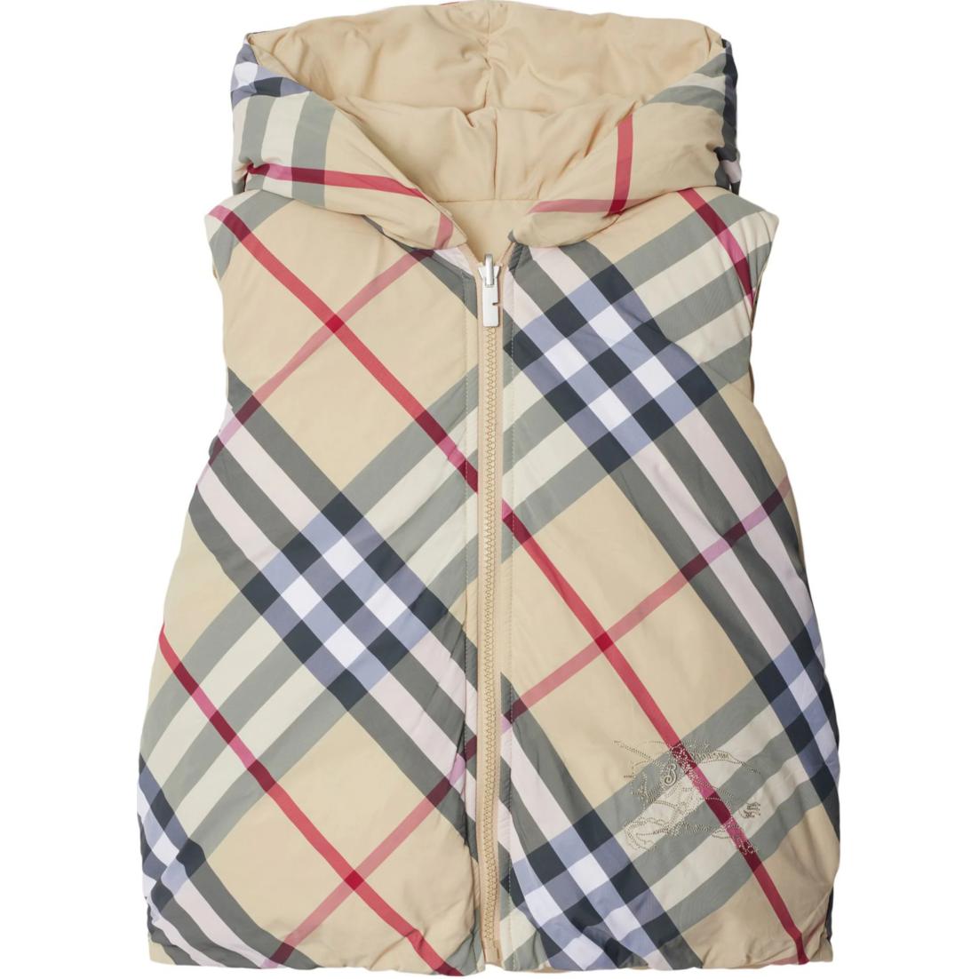 

Burberry Жилет песочный бежевый желтый Kids'