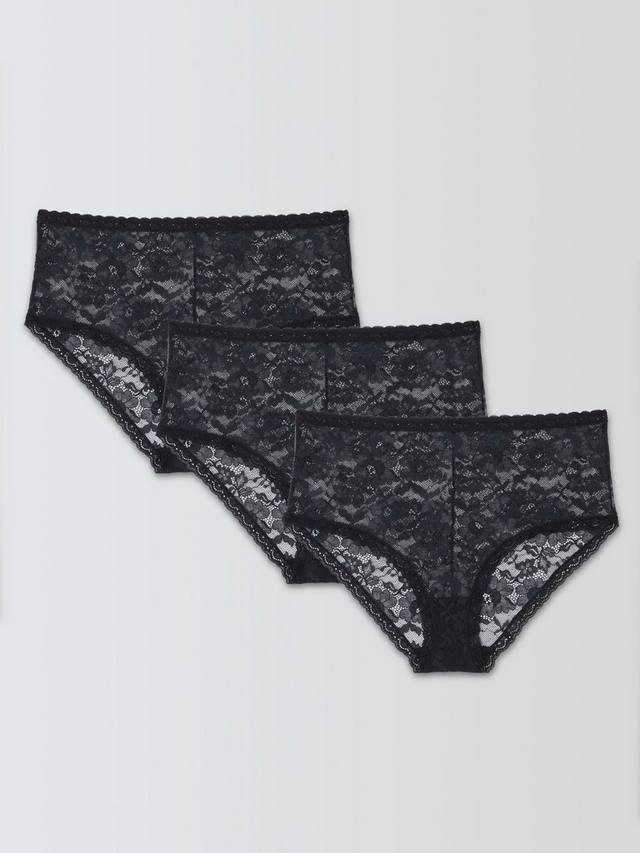 

Трусики Helenca Short Briefs John Lewis, Pack of 3, Black