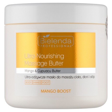 

Профессиональное ультрапитательное массажное масло для рук и ног Mango Boost 500 мл Bielenda
