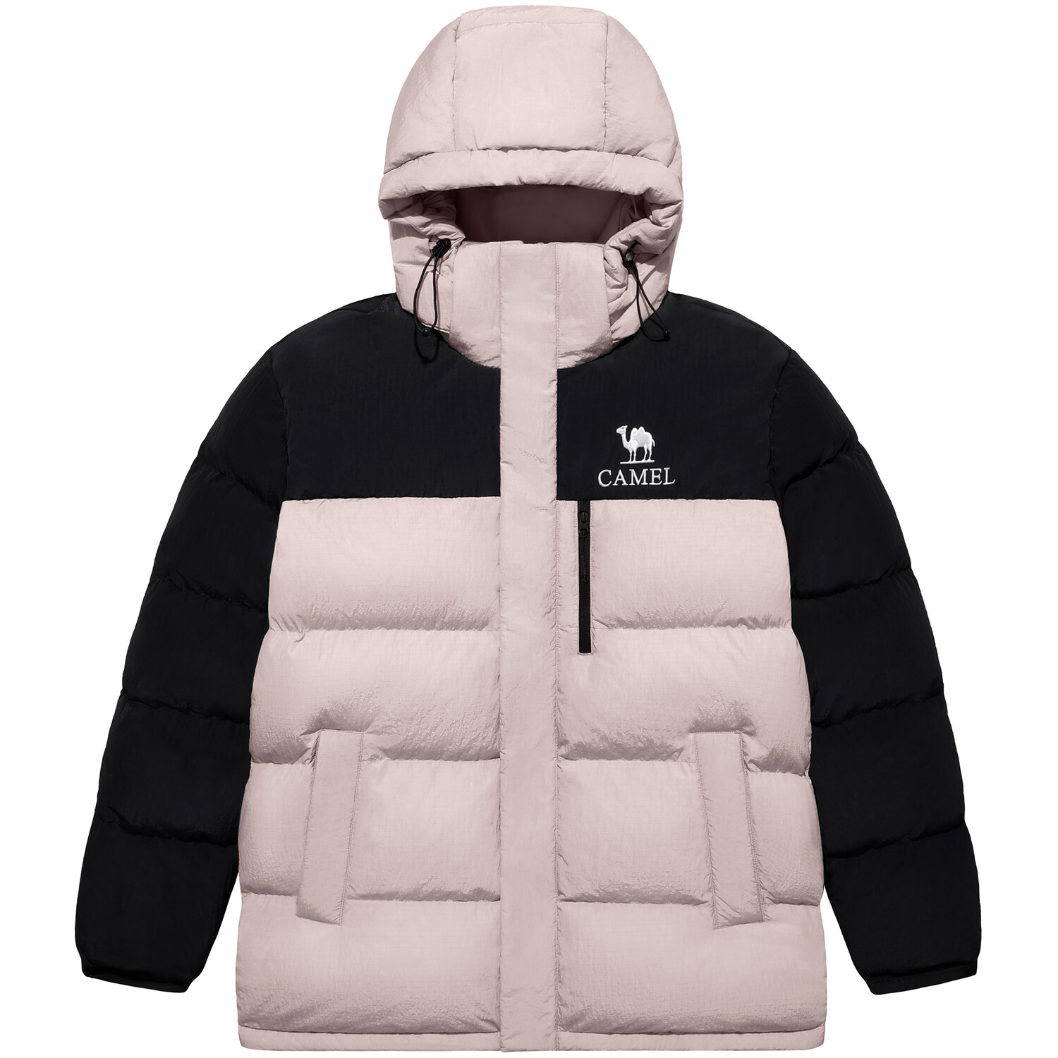 

Капсульная пуховая куртка унисекс Camel, цвет Taro Gray Pink/Phantom Black