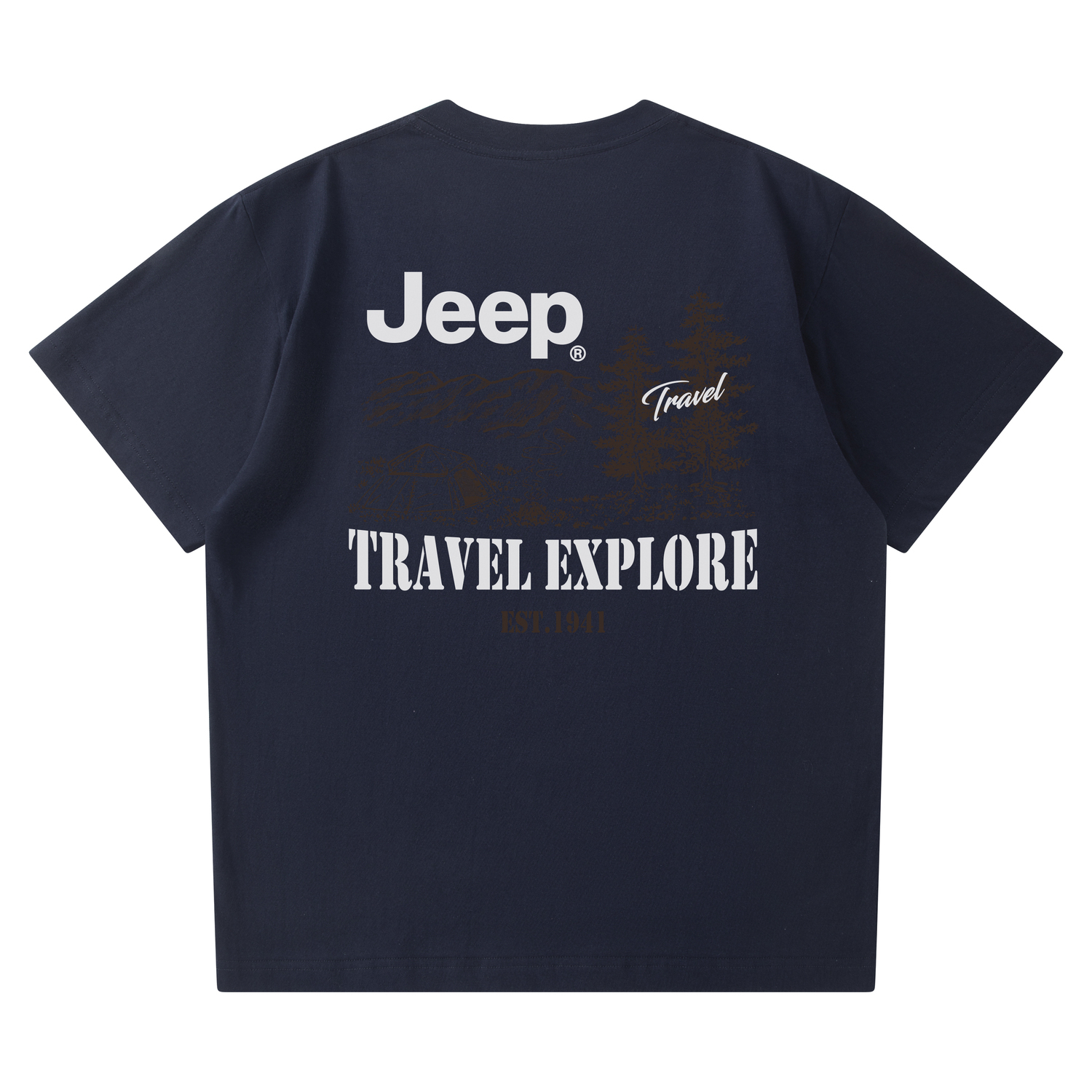 

Футболка Wrangler Leisure Series унисекс Jeep, темно-синий