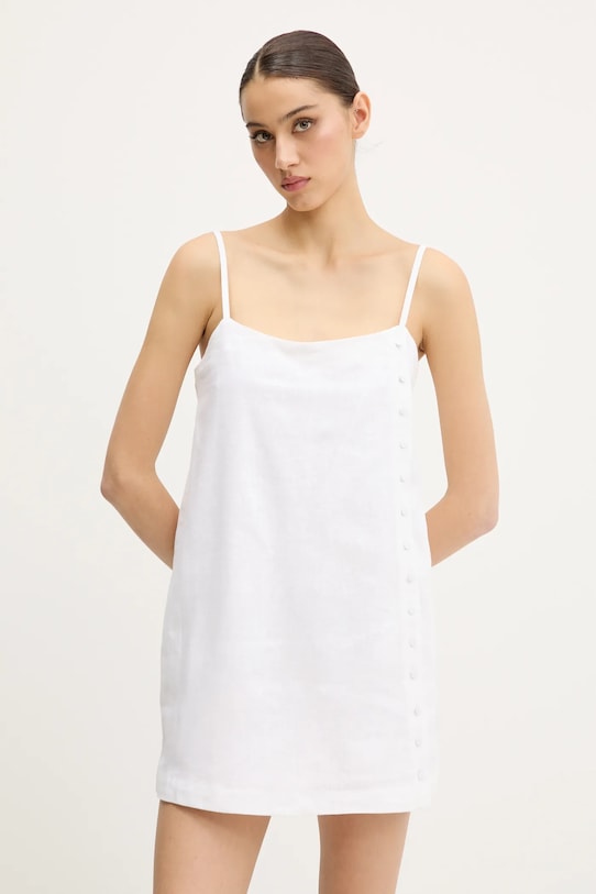 

Льняное платье Abercrombie & Fitch, бежевый