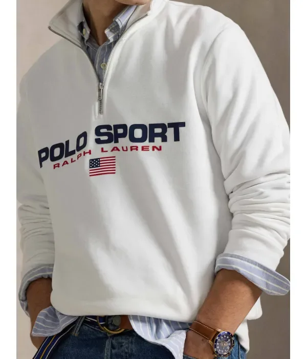 Толстовка regular fit Polo Ralph Lauren, белый — фото 4
