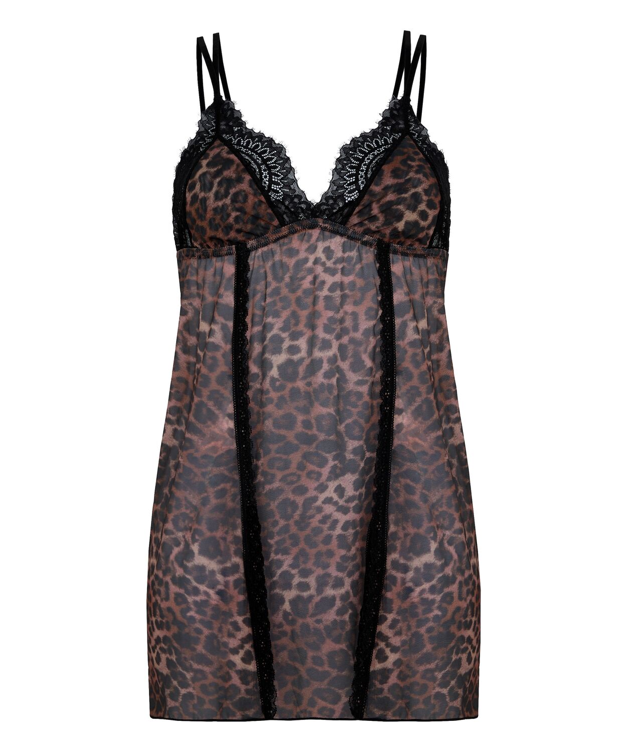 

Hunkemöller Пеньюар 'Ella' в коричневом цвете