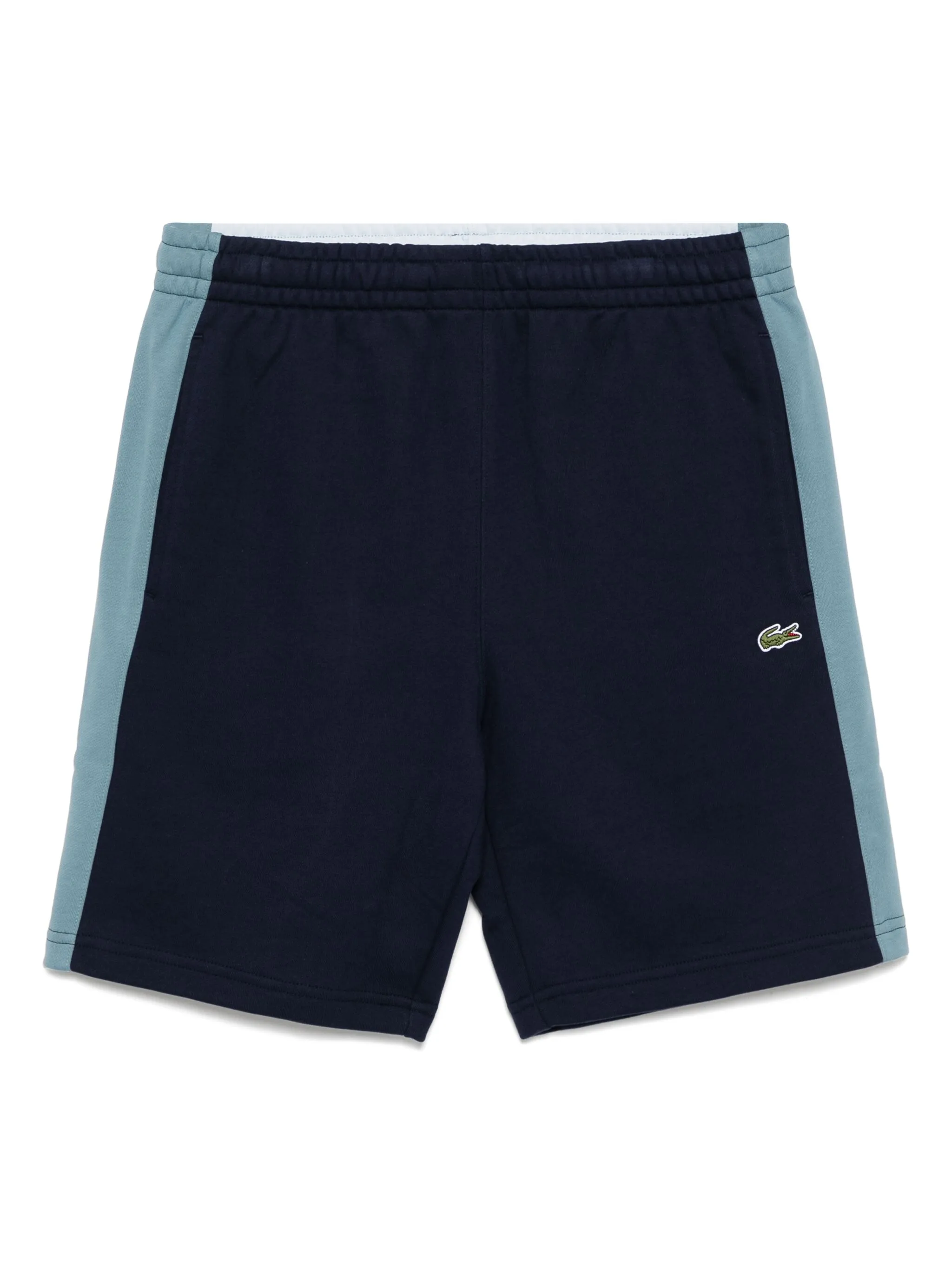 

Флисовые шорты в стиле колор-блок Lacoste, синий