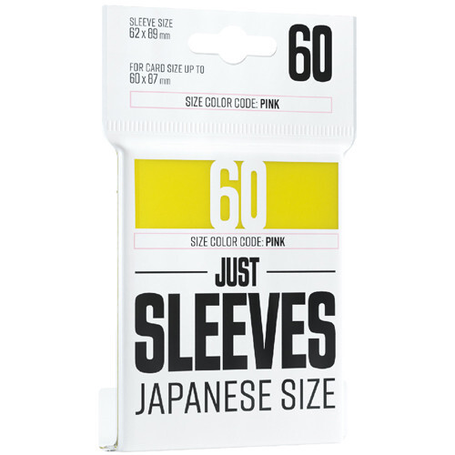 

Аксессуары Gamegenic Just Sleeves: Japanese Size - Yellow (60)