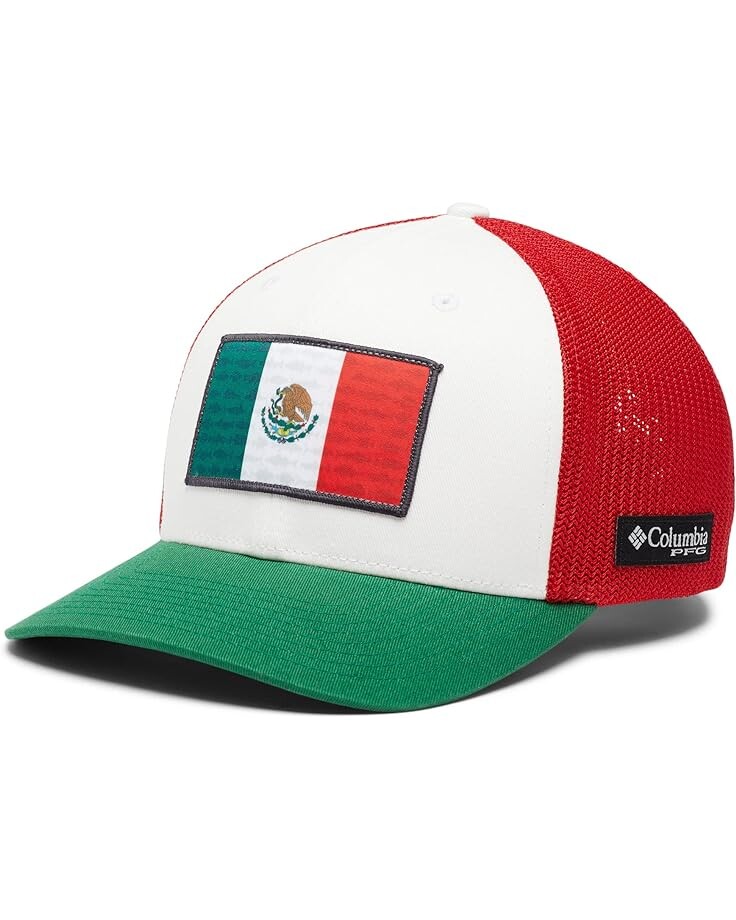 

Кепка Columbia PFG Mesh Fish Flag Ball, цвет Cypress/Bass Flag