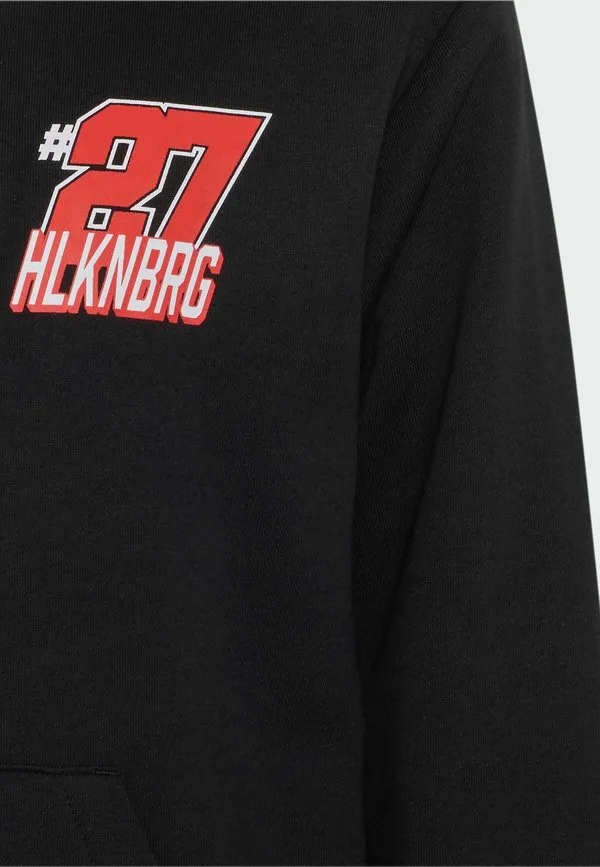 Худи audi revolut f1 team nico hulkenberg graphic ii Adidas Performance, Black Hi-Res Red — фото 3